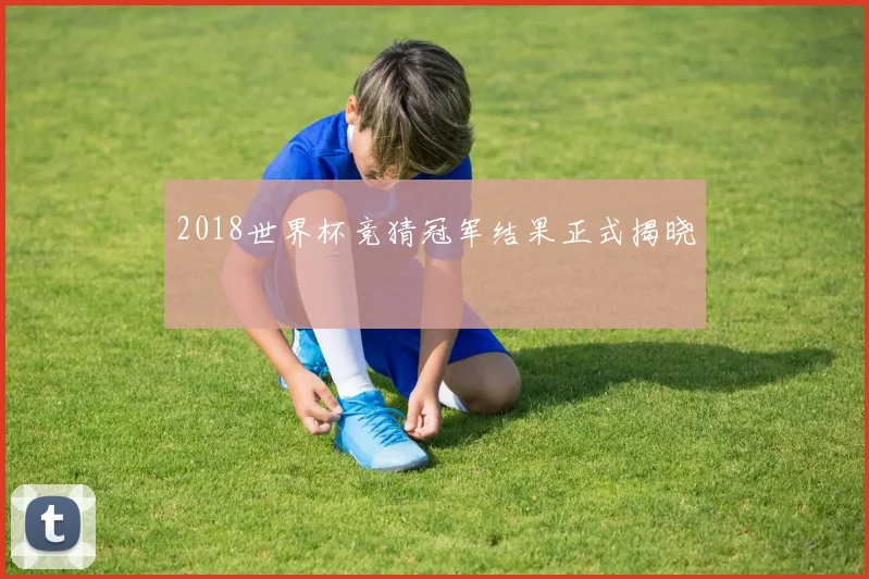 2018世界杯竞猜冠军结果正式揭晓